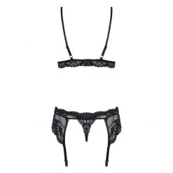 Obsessive Ensemble 3 Pièces 810-SEG -Fetish bdsm boutique ensemble lingerie obsessive 810 seg noir 4