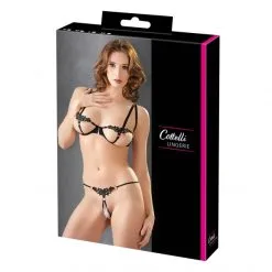 Cottelli Collection Ensemble Lingerie Ouverte Minimaliste Élégant 19 Cottelli Collection Ensemble Lingerie Ouverte Minimaliste Élégant -Fetish bdsm boutique ensemble lingerie ouverte minimaliste noble cottelli lingerie 09