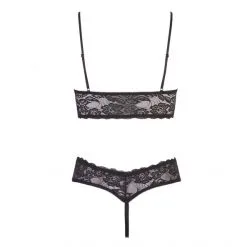 Cottelli Collection Ensemble Lingerie Ouverte Satin Rouge -Fetish bdsm boutique ensemble lingerie ouverte satin rouge cottelli lingerie 05