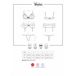 Obsessive Ensemble Wonderia -Fetish bdsm boutique ensemble wonderia obsessive tailles