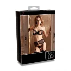 Abierta Fina Ensemble 3 Pièces Dentelles Ouvert -Fetish bdsm boutique ensemble 3 pieces dentelles ouvert 11