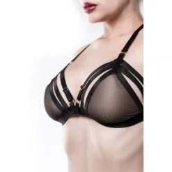 Grey Velvet Ensemble 3 Pièces -Fetish bdsm boutique ensemble 3 pieces grey velvet 15123 3