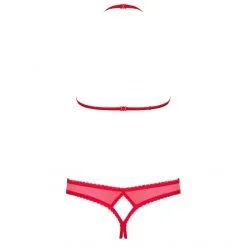 Obsessive Ensemble 2 Pièces Ouvert 870-SEC -Fetish bdsm boutique ensemble 870 sec obsessive rouge 4