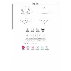 Obsessive Ensemble 2 Pièces Ouvert 870-SEC -Fetish bdsm boutique ensemble 870 sec obsessive rouge 5