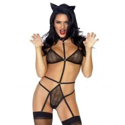 LEG AVENUE Ensemble Sex Kitten -Fetish bdsm boutique ensemble catwoman leg avenue 3