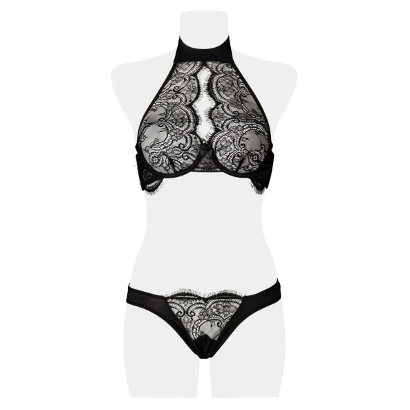 Grey Velvet Ensemble Dentelle 2 Pièces 6 Grey Velvet Ensemble Dentelle 2 Pièces – Image 4