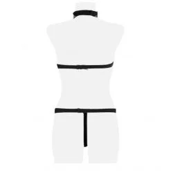 Grey Velvet Ensemble Cuir Et Chaines 5 Pièces 13 Grey Velvet Ensemble Cuir Et Chaines 5 Pièces -Fetish bdsm boutique ensemble cuir chaines grey velvet 6