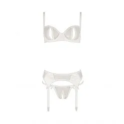 Abierta Fina Ensemble Dentelles Et Satin Ouvert -Fetish bdsm boutique ensemble dentelles et satin ouvert 4