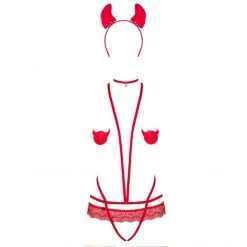 Obsessive Ensemble Evilia 4 Pièces -Fetish bdsm boutique ensemble evilia obsessive 3