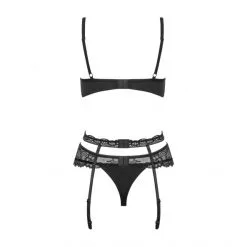 Obsessive Ensemble Heartina -Fetish bdsm boutique ensemble heartina noir 4