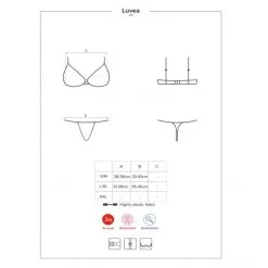 Obsessive Ensemble Luvae 2 Pièces -Fetish bdsm boutique ensemble luvae obsessive 5