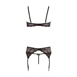 Abierta Fina Ensemble Ouvert Strass 3 Pièces -Fetish bdsm boutique ensemble ouvert strass 3 pieces 11