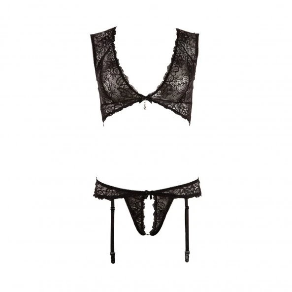 Abierta Fina Ensemble Ouvert String Porte Jarretelles 6 Abierta Fina Ensemble Ouvert String Porte Jarretelles – Image 4