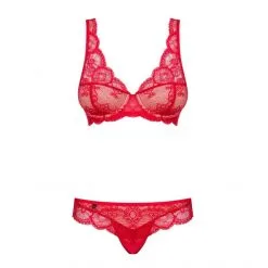 Obsessive Ensemble 2 Pièces 853-SET -Fetish bdsm boutique ensemble sexy 853 set obsessive rouge 3