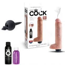 King Cock Gode Éjaculateur 25 Cm -Fetish bdsm boutique gode ejaculateur 25cm king cock 6