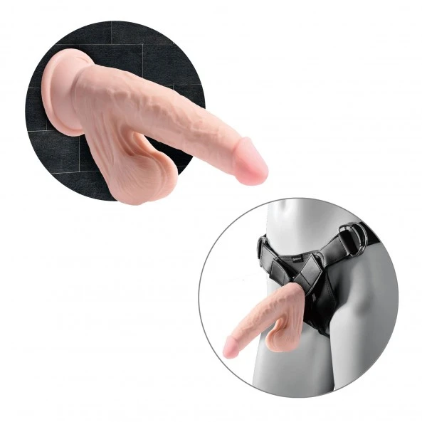 King Cock Gode Triple Densités 23 Cm Avec Testicules Mobiles 8 King Cock Gode Triple Densités 23 Cm Avec Testicules Mobiles â Image 6