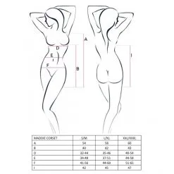 Passion Guêpière-Robe Et String Maddie -Fetish bdsm boutique guepiere robe maddie passion noire taille