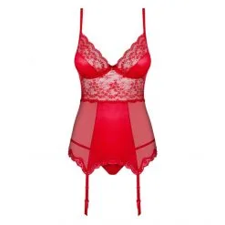 Obsessive Guêpière Lovica -Fetish bdsm boutique guepiere sexy rouge lovica 3