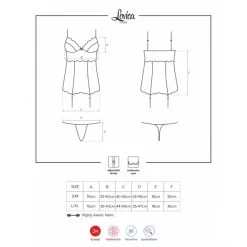 Obsessive Guêpière Lovica -Fetish bdsm boutique guepiere sexy rouge lovica tailles