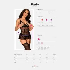 Obsessive Guêpière Heartia -Fetish bdsm boutique guepiere heartia 05