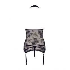 Abierta Fina Guêpière Ouverte + String -Fetish bdsm boutique guepiere ouverte string 6