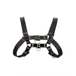 UOMO Harnais Chest Bulldog -Fetish bdsm boutique harnais chest bulldog uomo noir 04