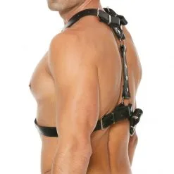 UOMO Harnais Metal Spots -Fetish bdsm boutique harnais metal spots uomo 03