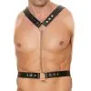 UOMO Harnais Twisted Bit -Fetish bdsm boutique harnais twisted bit uomo noir 01