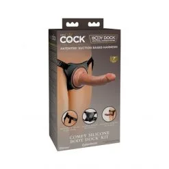 King Cock Harnais Dock Rond Confort Avec Dong 18 Cm Elite -Fetish bdsm boutique harnais dock rond confort avec dong 18 cm 12