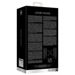 Ouch! Menottes En Croix Chevilles Et Poignets Luxury -Fetish bdsm boutique hogtie ouch luxury noir 06