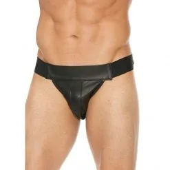 UOMO Jock En Cuir Plain