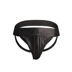 UOMO Jock En Cuir Zipper -Fetish bdsm boutique jock cuir zipper uomo noir 07