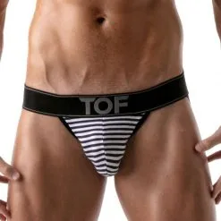TOF Paris Jockstrap Stripes Push-Up