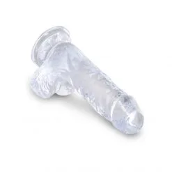 King Cock Gode Ventouse Clear 13 Cm -Fetish bdsm boutique king cock clear gode ventouse 13cm 04