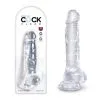 King Cock Gode Ventouse Clear 20 Cm -Fetish bdsm boutique king cock clear gode ventouse 20cm 01