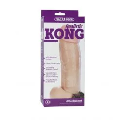 Doc Johnson Godemichet Poilu Kong 24 Cm Vac-U-Loc -Fetish bdsm boutique kong poilu vac u lock 3