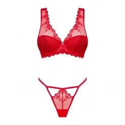 Obsessive Ensemble Lonesia -Fetish bdsm boutique lonesia ensemble 2 pcs rouge 5