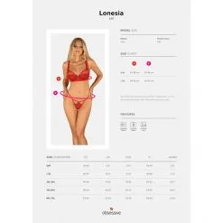 Obsessive Ensemble Lonesia -Fetish bdsm boutique lonesia ensemble 2 pcs rouge 7