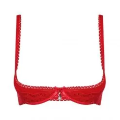 Obsessive Soutien-Gorge Lovica Demi Ouvert -Fetish bdsm boutique lovica demi soutien gorge rouge 3