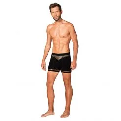 Obsessive Boxer M102 Homme Noir -Fetish bdsm boutique m102 boxer short homme noir 5