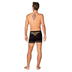 Obsessive Boxer M102 Homme Noir -Fetish bdsm boutique m102 boxer short homme noir 6