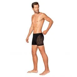 Obsessive Boxer M103 Homme Noir -Fetish bdsm boutique m103 boxer short homme noir 5
