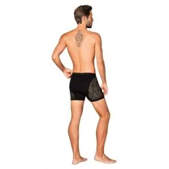 Obsessive Boxer M103 Homme Noir -Fetish bdsm boutique m103 boxer short homme noir 6