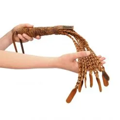 PAIN MEDIEVAL Martinet Médiéval 7 Brins Cuir -Fetish bdsm boutique martinet medieval 6 brins cuir 02