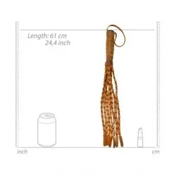 PAIN MEDIEVAL Martinet Médiéval 7 Brins Cuir -Fetish bdsm boutique martinet medieval 6 brins cuir 03