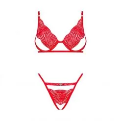 Obsessive Ensemble Mellania -Fetish bdsm boutique mellania ensemble 2 pcs rouge 5