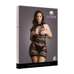 LE DÉSIR Mini Robe Criss Cross Neck Queen Size 8 LE DÉSIR Mini Robe Criss Cross Neck Queen Size -Fetish bdsm boutique mini robe criss cross neck le desir 03