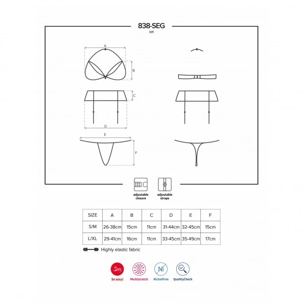 Obsessive Ensemble 3 Pièces 838-SEG 7 Obsessive Ensemble 3 Pièces 838-SEG – Image 5