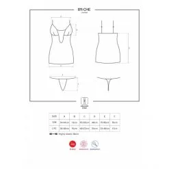 Obsessive Nuisette 811-CHE -Fetish bdsm boutique nuisette obsessive 811 che grille des tailles