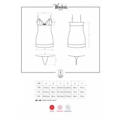 Obsessive Nuisette Wonderia 9 Obsessive Nuisette Wonderia -Fetish bdsm boutique nuisette obsessive wonderia noir grille des tailles